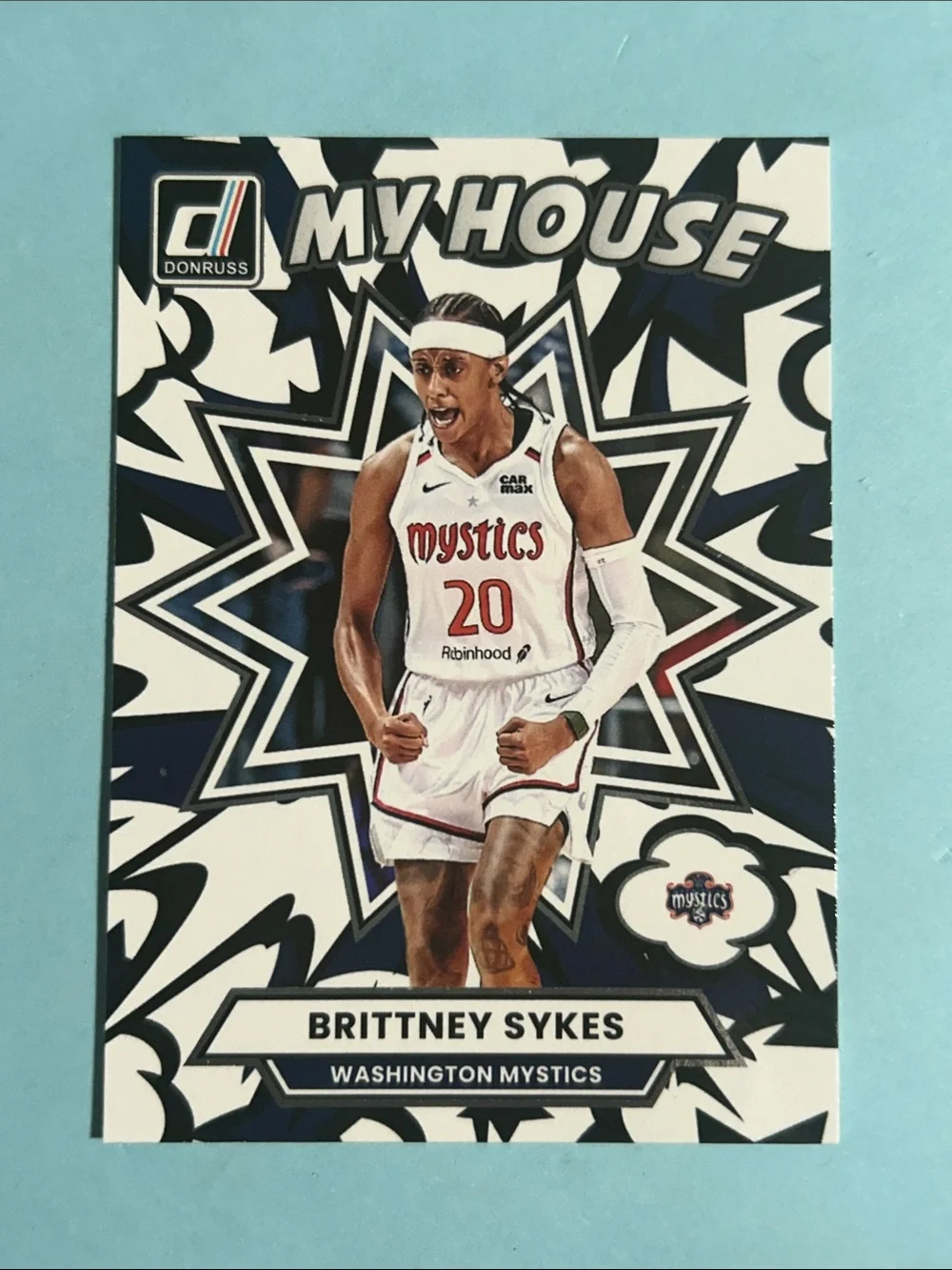 Brittney Sykes, Washington Mystics 2025 Panini WNBA My House Card #18